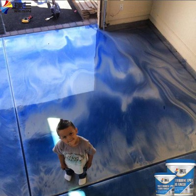 Top Clear Hard Epoxy Resin For Metallic Epoxy Floor Paint