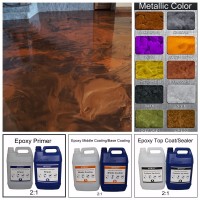 Metallic Epoxy Concrete Floor Coatings